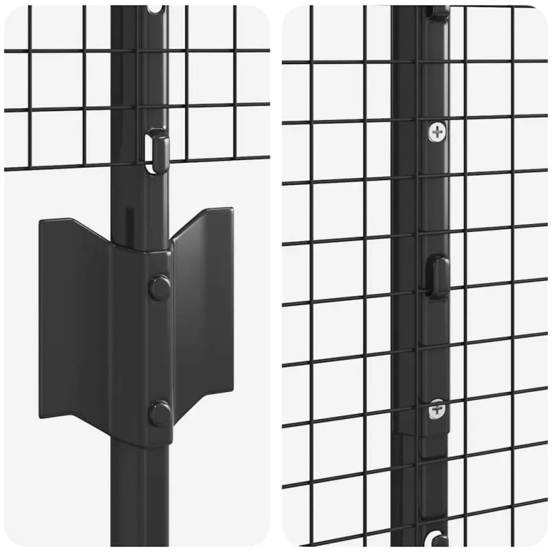 Suvirintas vielos tvora su stulpeliu 10 x 1 m (P x A)