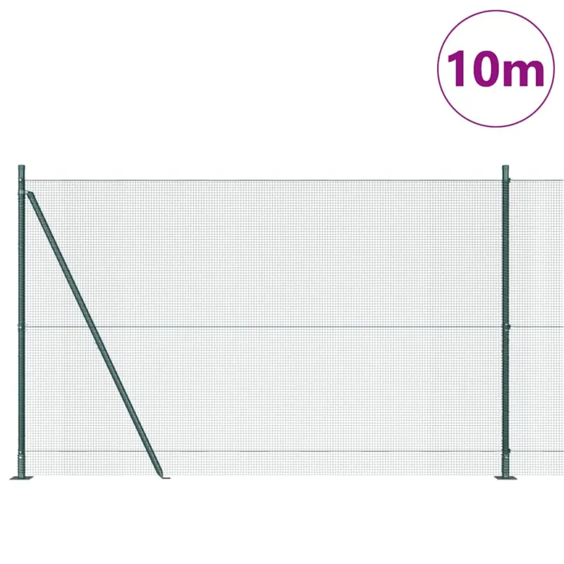 Suvirinta vielos tvora su betono baze 10 x 1,5 m (P x A)