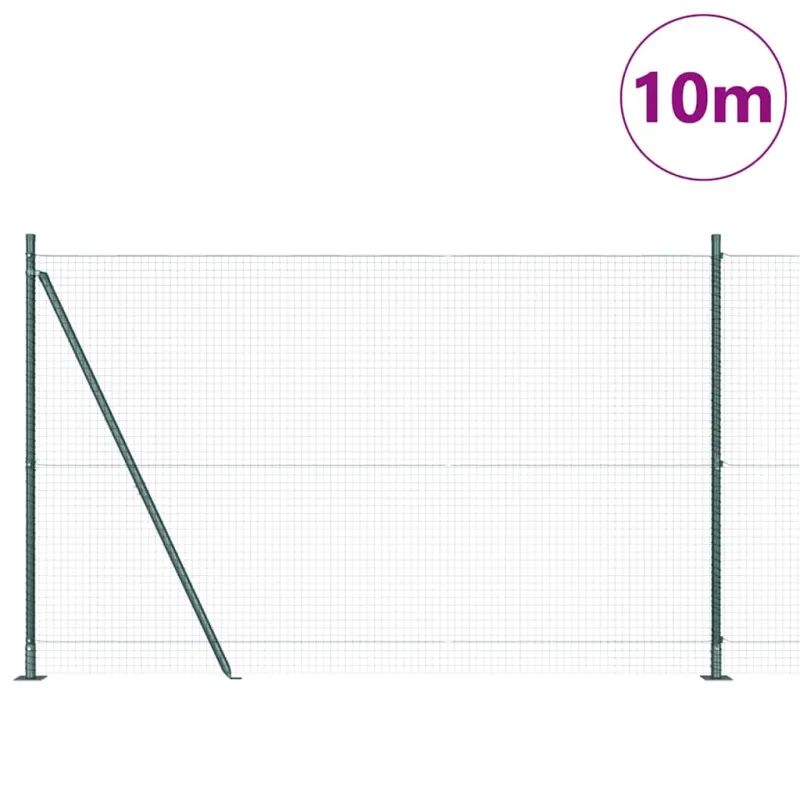 Suvirinta vielos tvora su betono baze 10 x 1,5 m (P x A)