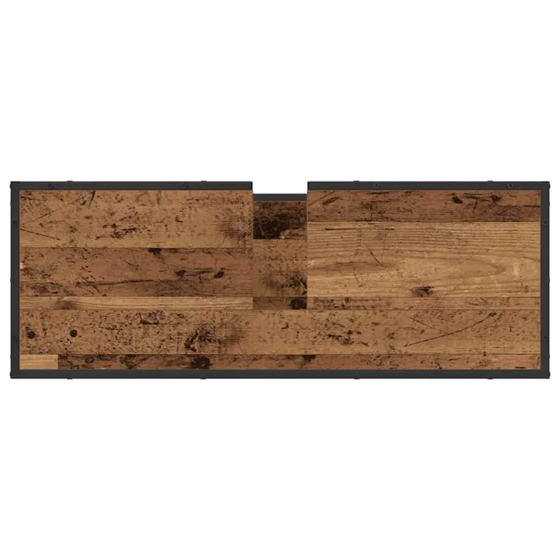 Vonios baldų rinkinys 3 pcs Senovinis medis Apdirbta mediena