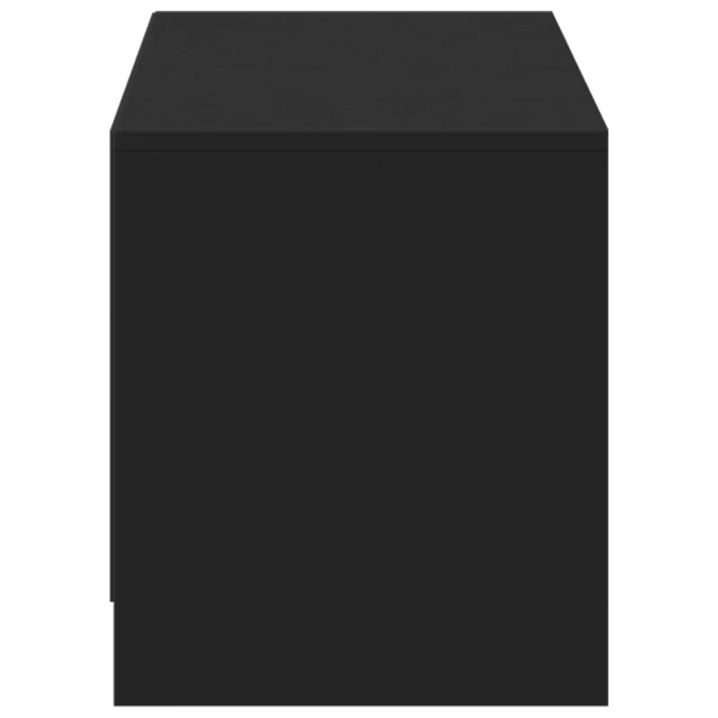 TV spintelė su LED Juodas 140 x 34 x 40 cm Dirbtinė mediena