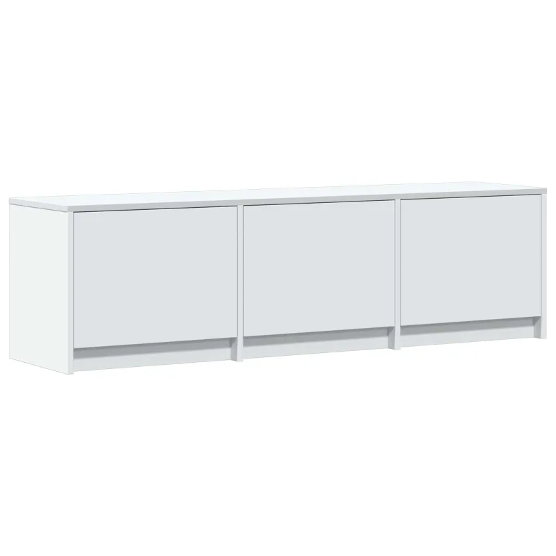 TV spintelė su LED Baltas 140 x 34 x 40 cm Dirbtinė mediena