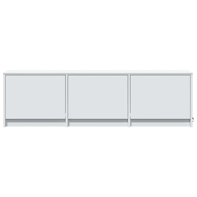 TV spintelė su LED Baltas 140 x 34 x 40 cm Dirbtinė mediena
