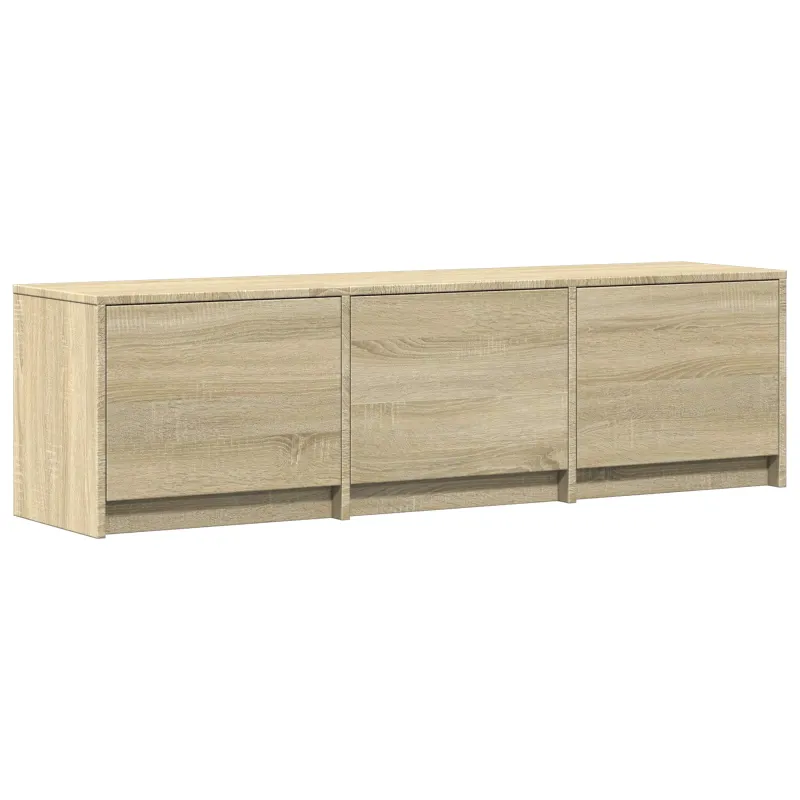 TV spintelė su LED su LED Sonoma ąžuolas 140 x 34 x 40 cm