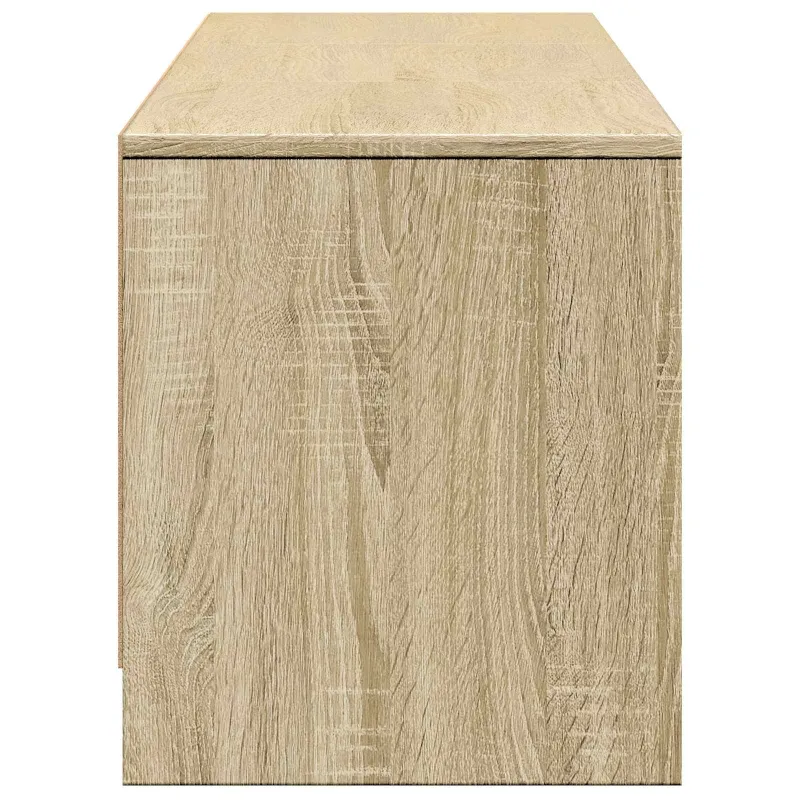 TV spintelė su LED su LED Sonoma ąžuolas 165 x 34 x 40 cm