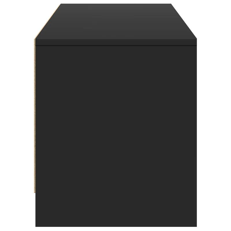 TV spintelė su LED Juodas 165 x 34 x 40 cm Dirbtinė mediena