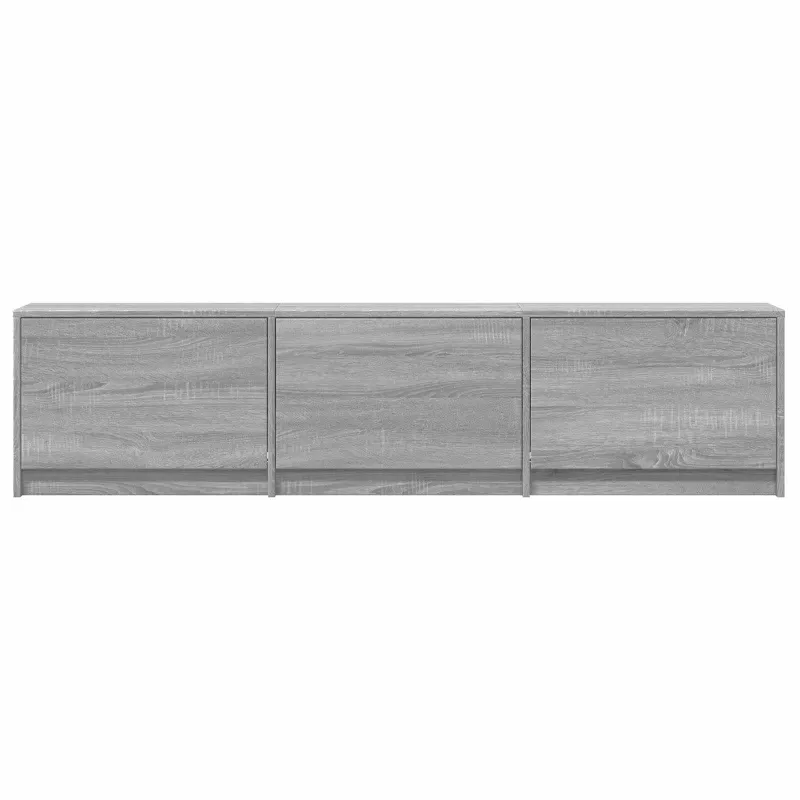 TV spintelė su LED su LED Pilka Sonoma 165 x 34 x 40 cm