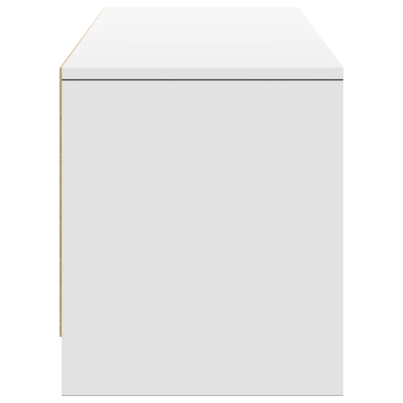 TV spintelė su LED Baltas 165 x 34 x 40 cm Dirbtinė mediena