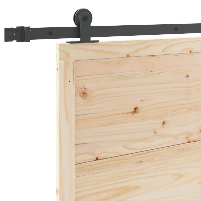 Slankios durys Natūrali 80 x 208 cm Pušies medienos masyvas