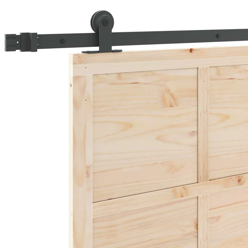 Slankios durys Natūrali 80 x 208 cm Pušies medienos masyvas