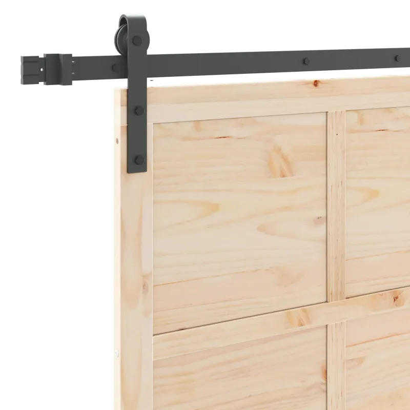 Slankios durys Natūrali 100 x 208 cm Pušies medienos masyvas