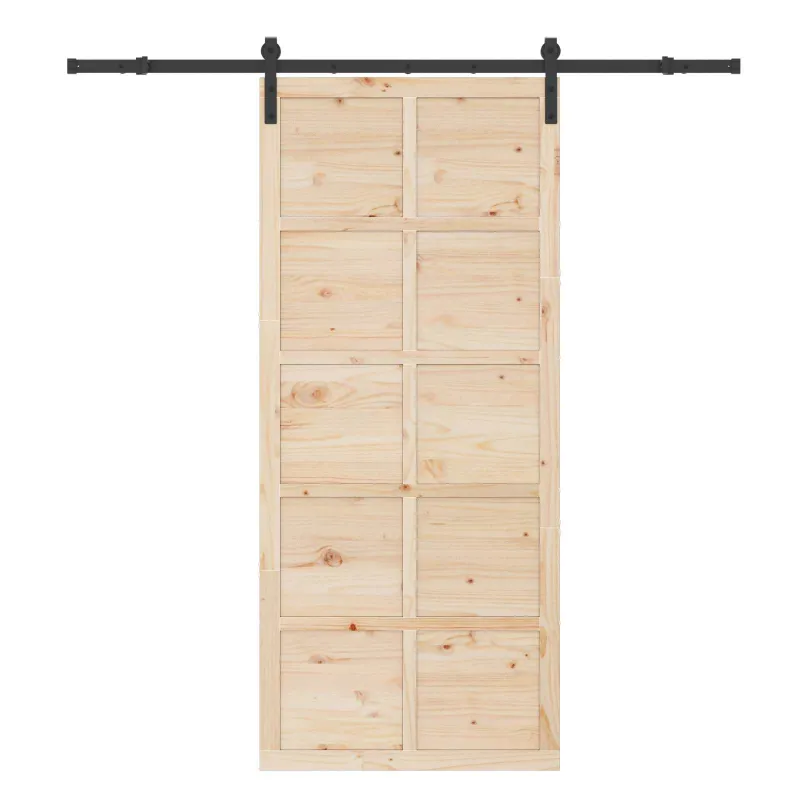 Slankios durys Natūrali 90 x 208 cm Pušies medienos masyvas