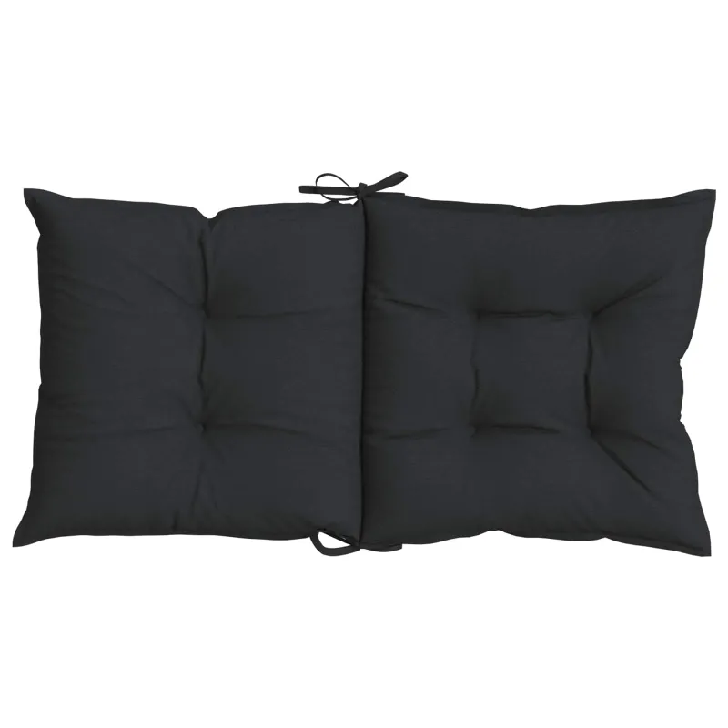 Žemintaško kėdžių pagalvėlės rinkinys 6 pcs Melanas Juodas