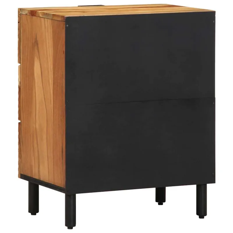 Lovos spintelė Ruda 50 x 33 x 62 cm Kietos akacijos mediena