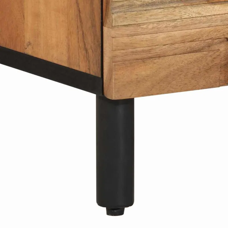 Lovos spintelė Ruda 50 x 33 x 62 cm Kietos akacijos mediena