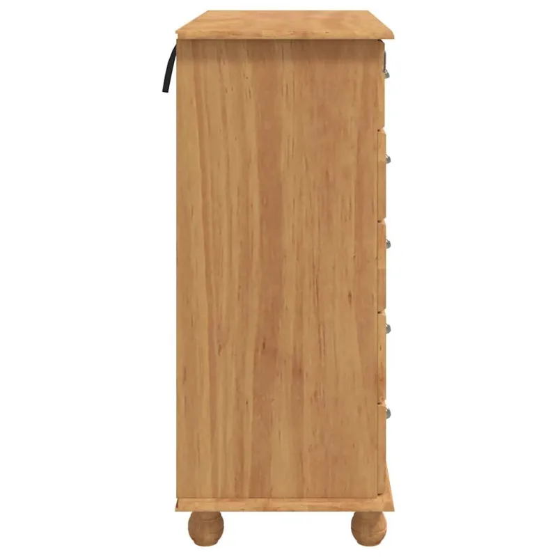 Komoda ASKIM Ruda 91 x 40 x 95,5 cm Kietos pušies mediena