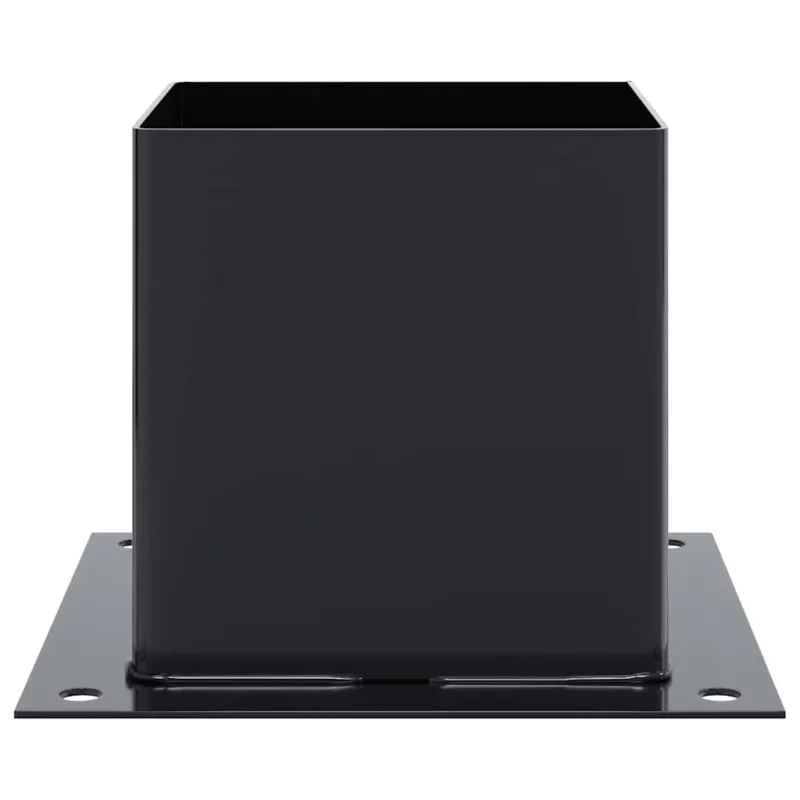 Stulpų pagrindai kvadratiniai, 4vnt., antracito sp., 141x141mm