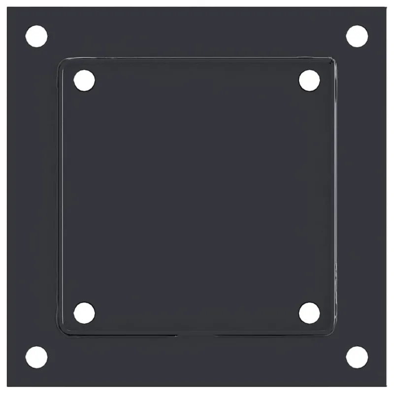 Stulpų pagrindai kvadratiniai, 4vnt., antracito sp., 141x141mm