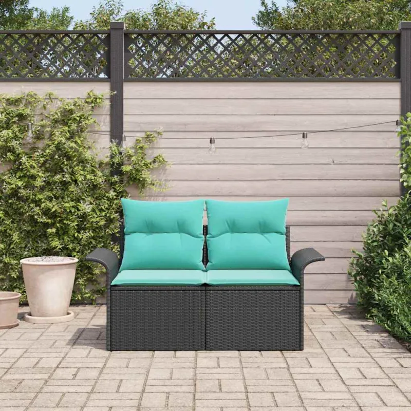 Sodo sofa su pagalve 141 x 62 x 69 cm poliratanas