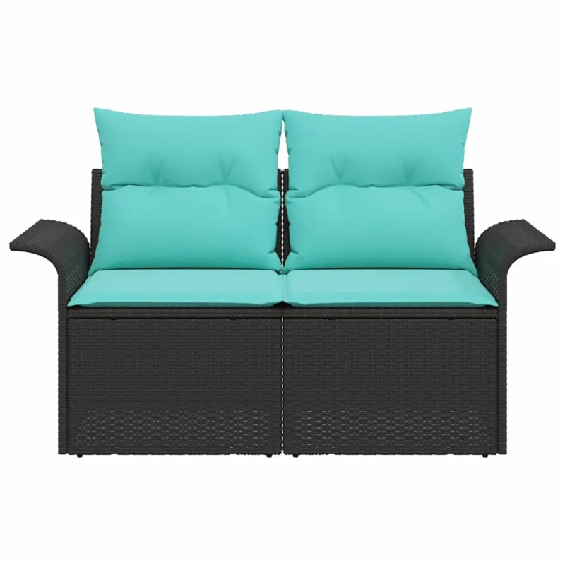 Sodo sofa su pagalve 141 x 62 x 69 cm poliratanas