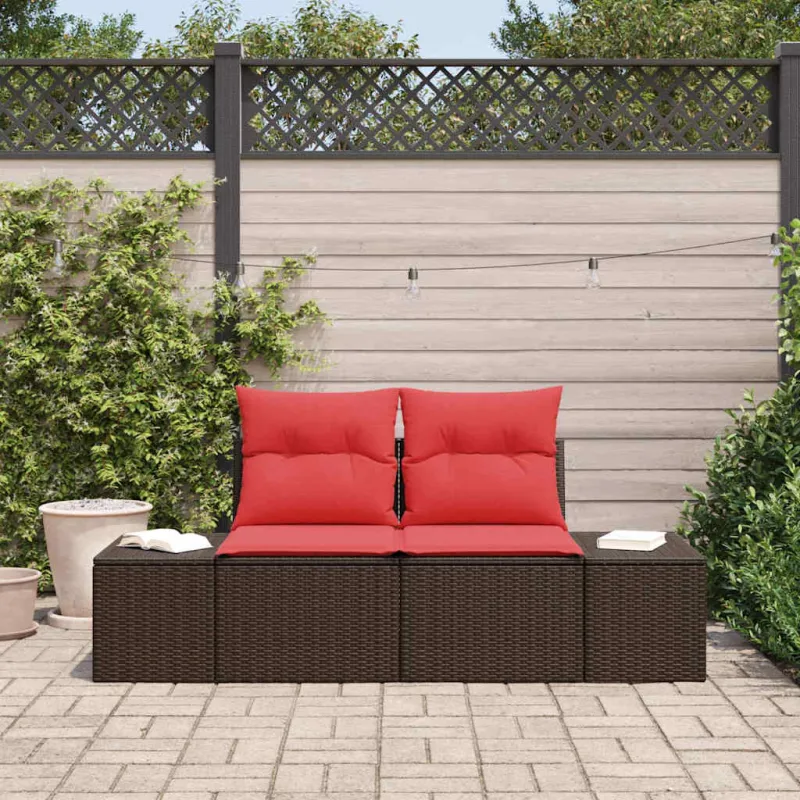 Sodo sofa su pagalve 184 x 62 x 69 cm poliratanas