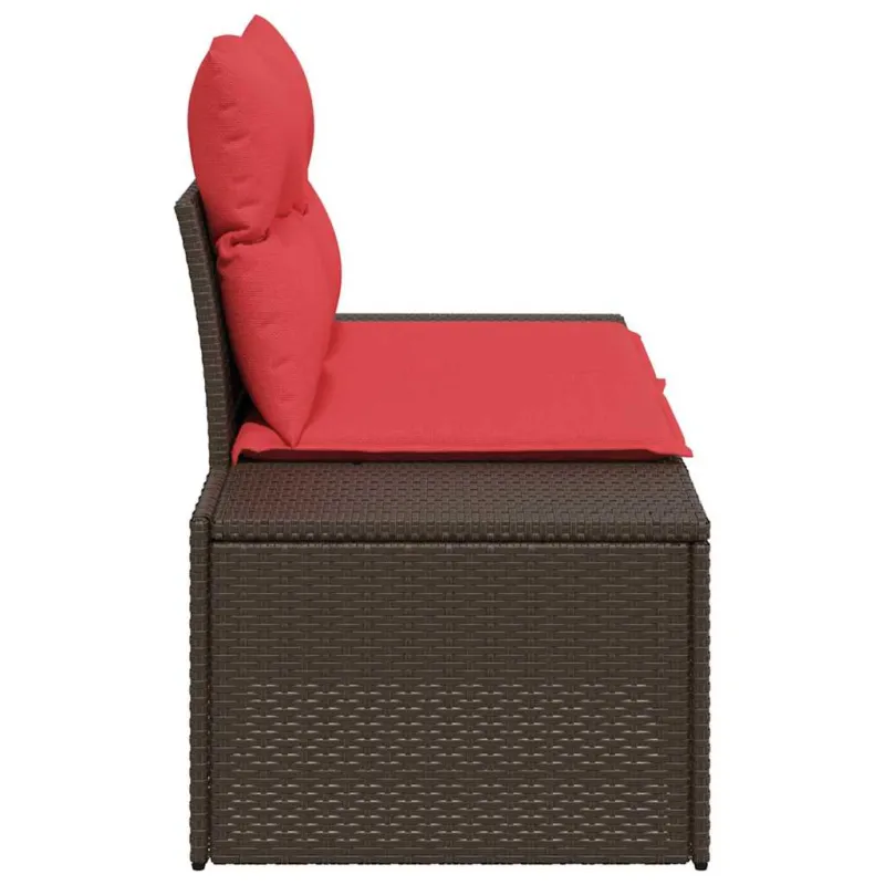 Sodo sofa su pagalve 184 x 62 x 69 cm poliratanas