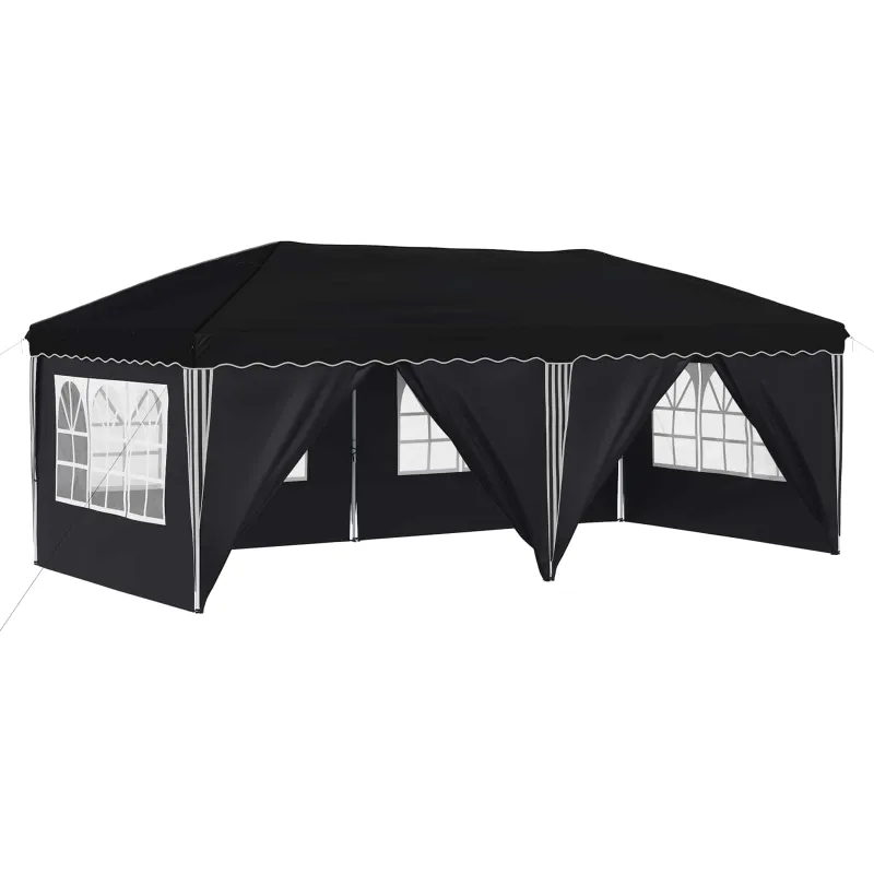Pop-up šventinis palapinė 575 x 288 x 245 cm Antracitas