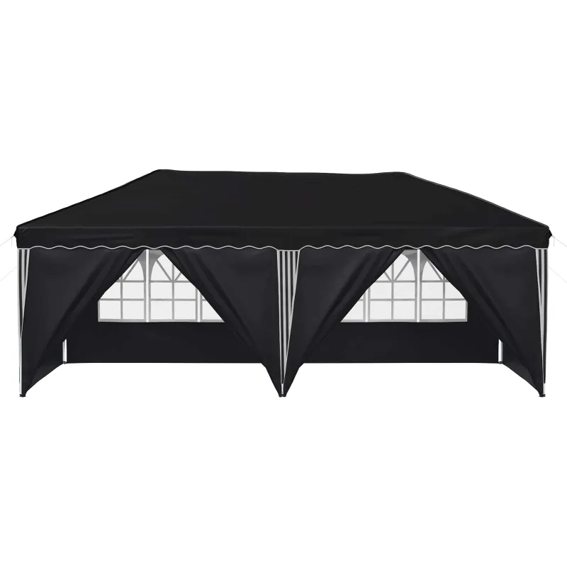 Pop-up šventinis palapinė 575 x 288 x 245 cm Antracitas