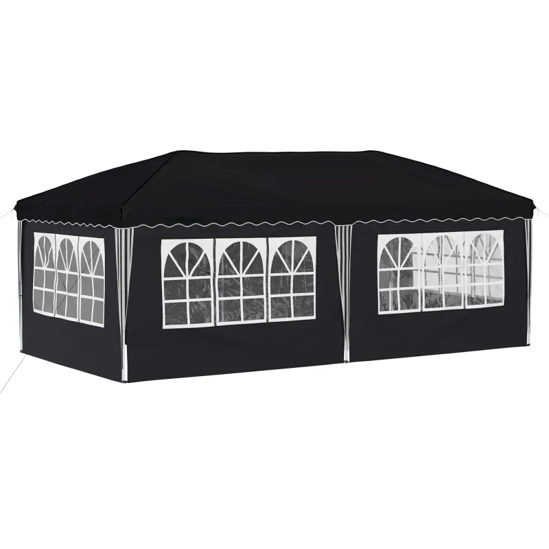 Pop-up šventinis palapinė 575 x 288 x 245 cm Antracitas