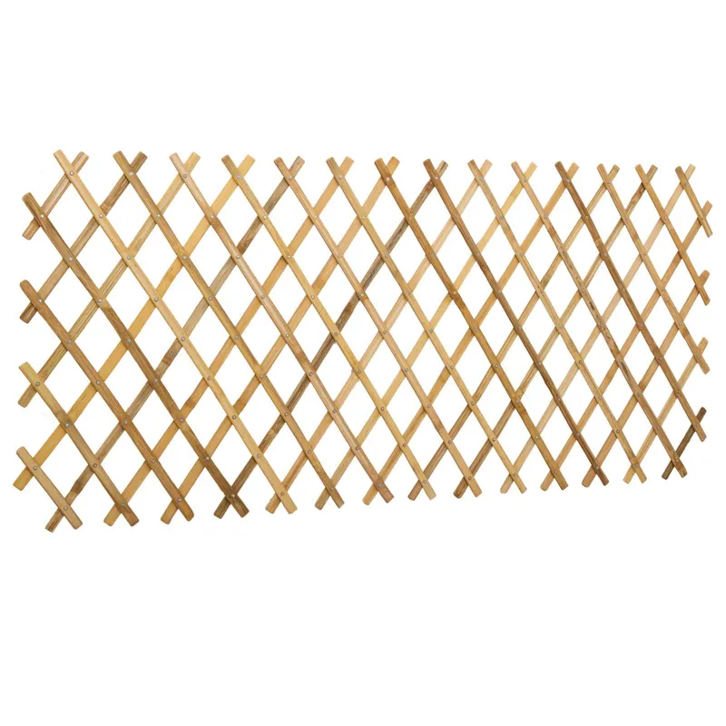 Išplečiamas tinklas tvora 2 pcs Šviesiai rudas 100 x 105 cm