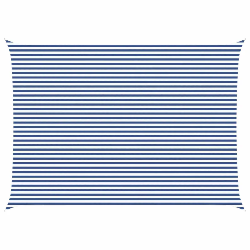 Saulės burė Mėlyna ir balta 7 x 5 m 100% poliesteris Oksfordas