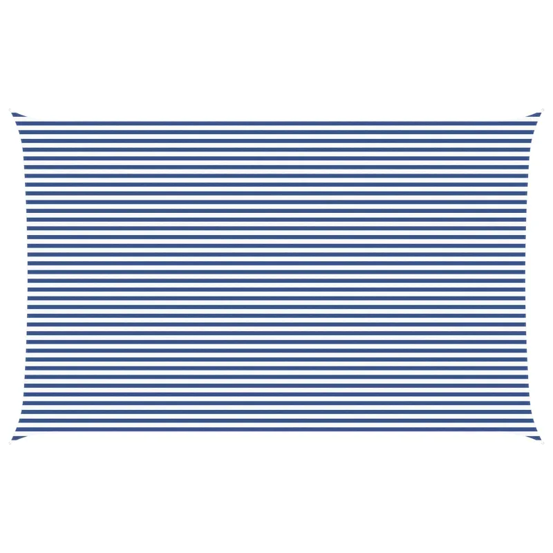 Saulės burė Mėlyna ir balta 8 x 5 m 100% poliesteris Oksfordas
