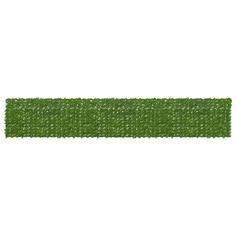 Balkono ekranas su lapais Žalia ir geltona 600 x 100 cm