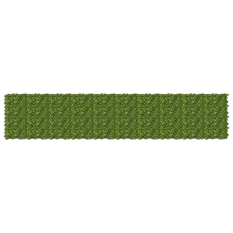 Balkono ekranas su lapais Žalia ir geltona 500 x 100 cm