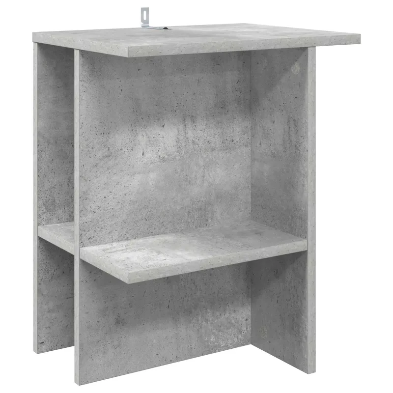 Kavos staliukas 2 pcs Betono pilka 40 x 30 x 49 cm