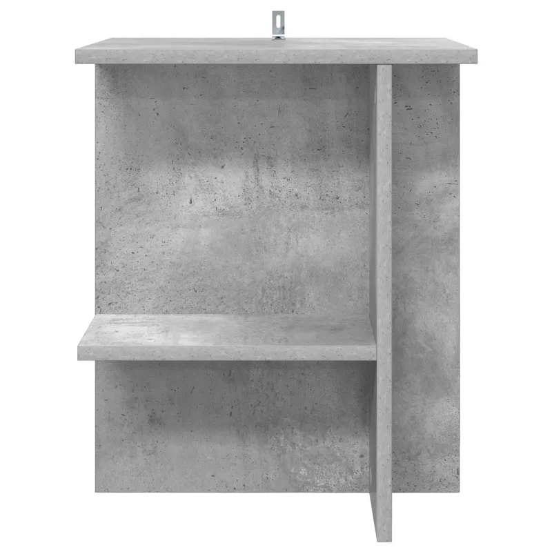 Kavos staliukas 2 pcs Betono pilka 40 x 30 x 49 cm