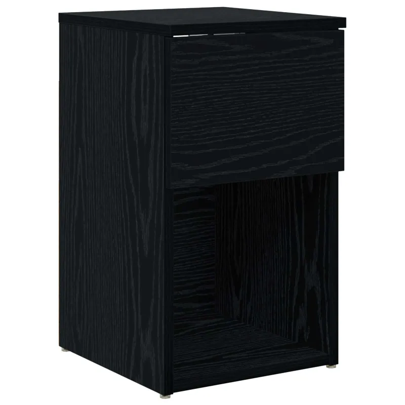 Lovos spintelė 2 pcs Juodojo ąžuolo 29 x 31,5 x 49 cm