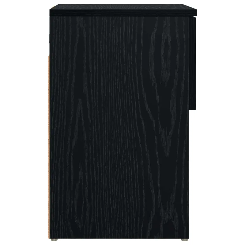 Lovos spintelė 2 pcs Juodojo ąžuolo 29 x 31,5 x 49 cm
