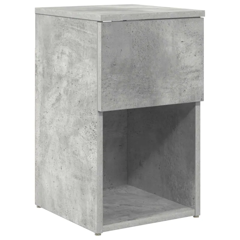 Lovos spintelė 2 pcs Betono pilka 29 x 31,5 x 49 cm