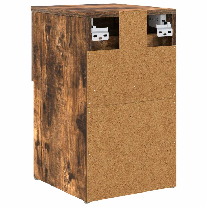 Lovos spintelė 2 pcs Dūminio ąžuolo 29 x 31,5 x 49 cm