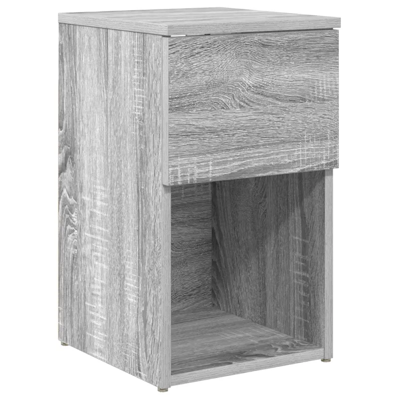 Lovos spintelė 2 pcs Pilka sonoma ąžuolo 29 x 31,5 x 49 cm