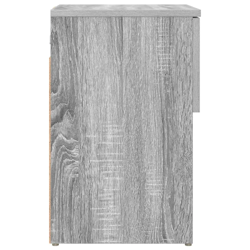Lovos spintelė 2 pcs Pilka sonoma ąžuolo 29 x 31,5 x 49 cm