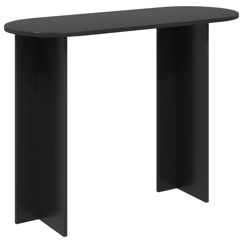 Konsolinis stalas su saugykla Juodojo ąžuolo 100 x 39,5 x 75 cm