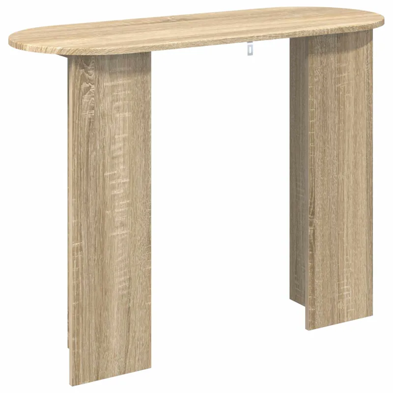 Konsolinis stalas su saugykla Sonoma ąžuolas 100 x 39,5 x 75 cm
