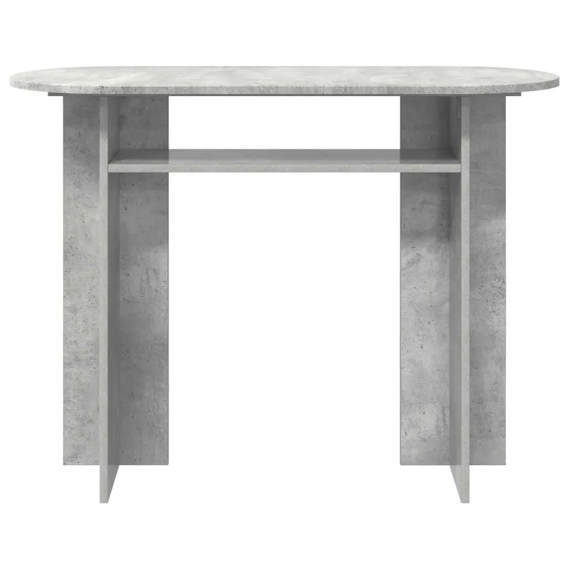 Konsolinis stalas su saugykla Betono pilka 100 x 39,5 x 75 cm