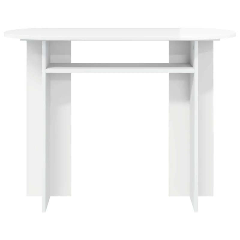 Konsolinis stalas Itin blizgi balta 100 x 39,5 x 75 cm