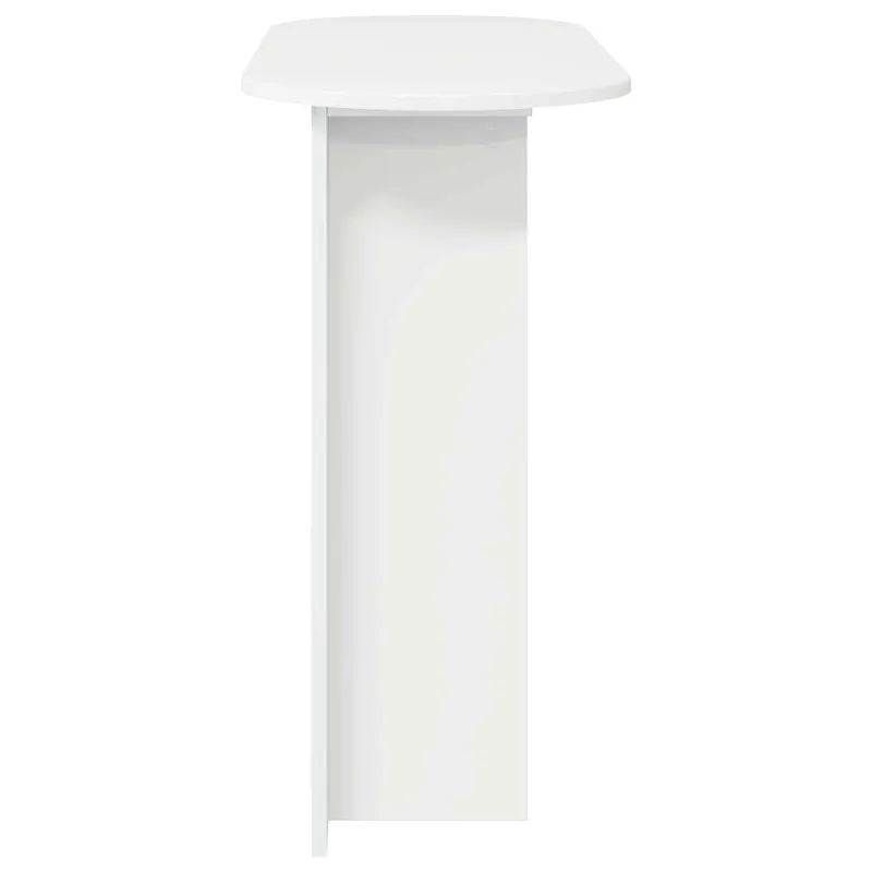 Konsolinis stalas Itin blizgi balta 100 x 39,5 x 75 cm