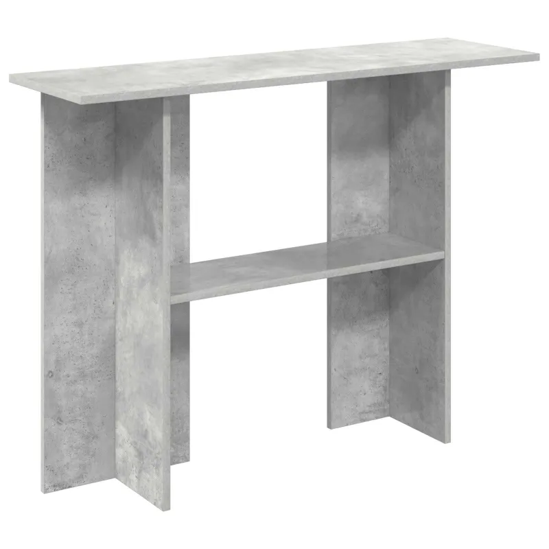 Konsolinis stalas Betono pilka 100 x 30 x 75 cm