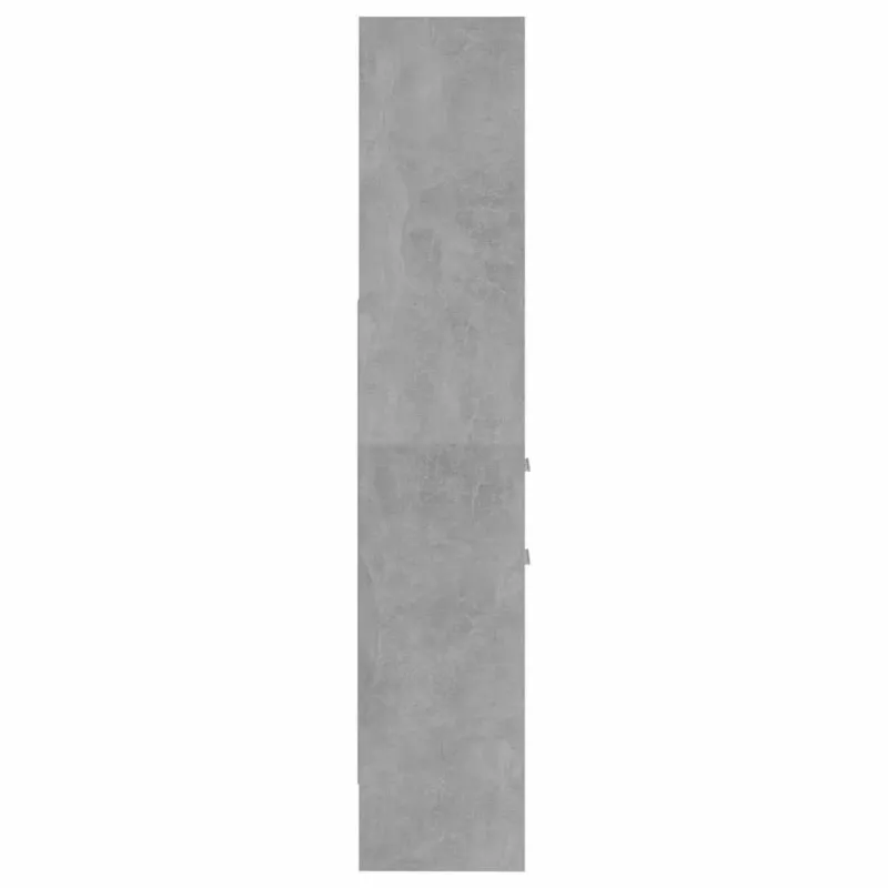Spintelė knygoms, betono pilka, 40x35x180cm, apdirbta mediena