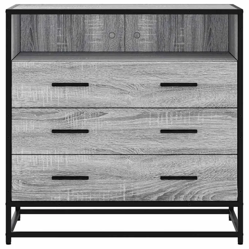 Stalčių spintelė Pilka Sonoma 70x41x70 cm Engineered Wood